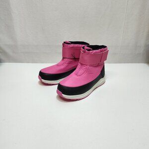 Wonder Nation Snow Boots -5°F Temp Rated Girls Size 5 Front Zip Adjustable Strap